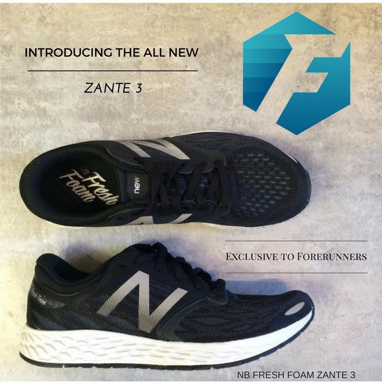 The all new #freshfoamzante from #newbalance  Exclusive colour to Forerunners.  Soft, light,&amp; fast!  #myfutureself