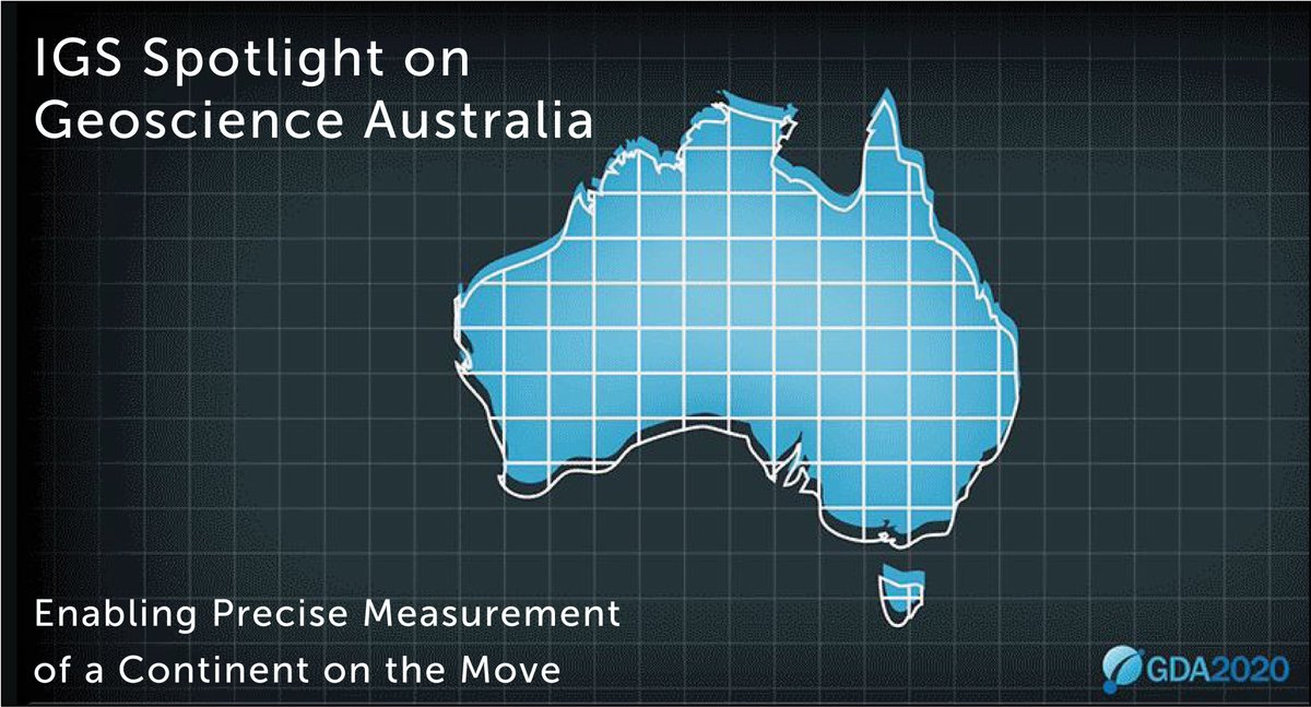IGSorg's tweet photo. .@IGSorg helps @GeoscienceAus measure its movement - 7 cm/year! Learn more in the IGS Spotlight: https://t.co/eGQm5YX9Cz #GDA2020 https://t.co/l156KSkVkL