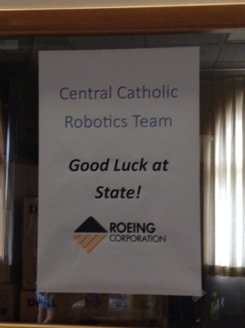 CCRoboticTeam's tweet photo. Thank you to Roeing Corporation for their support!! 
#IndianaFTCStates #RoeingCorporation https://t.co/1yHGVqNkpd