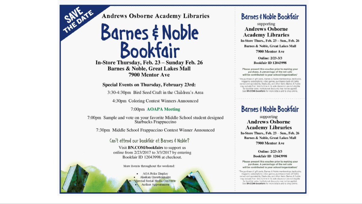 coachblasko's tweet photo. Dinner of champions @BN_Mentor! The best part? It all counted towards the #AOA book fair! Come support your AOA libraries! @AndrewsOsborne https://t.co/6RUsauP3Ly