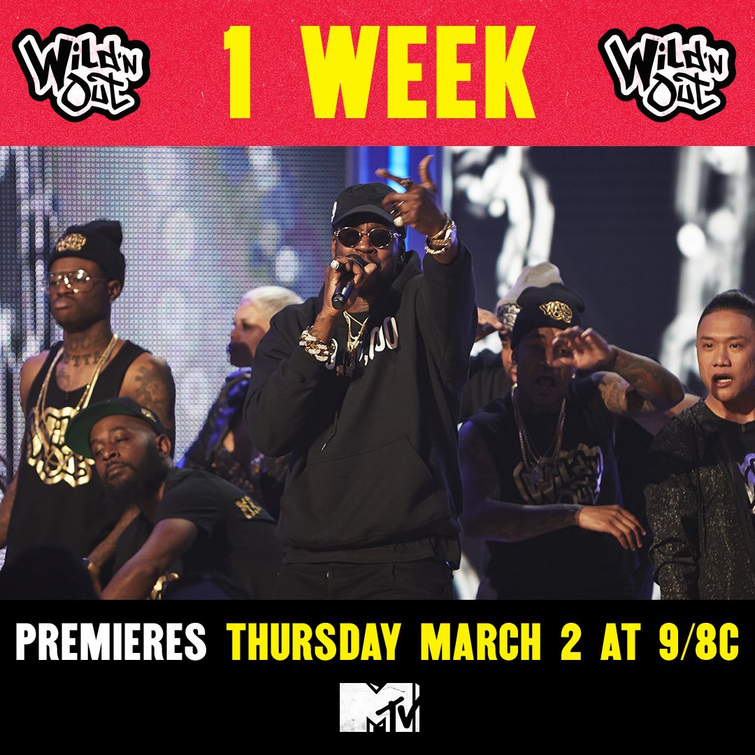 🚨 We're one week away from the return of <a href="/WildNOut/">Wild 'N Out</a> 🚨