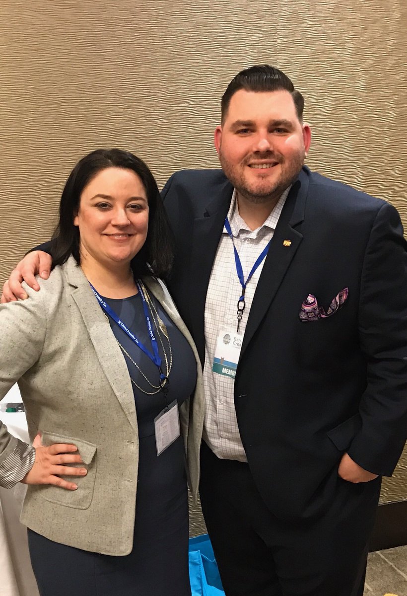 ReloAmericaIntl's tweet photo. @bishop_shell and @DBenCross from @UniversityMvg. Another dynamic duo at #bammrelo! #relohero17 https://t.co/htW8YnNTsD