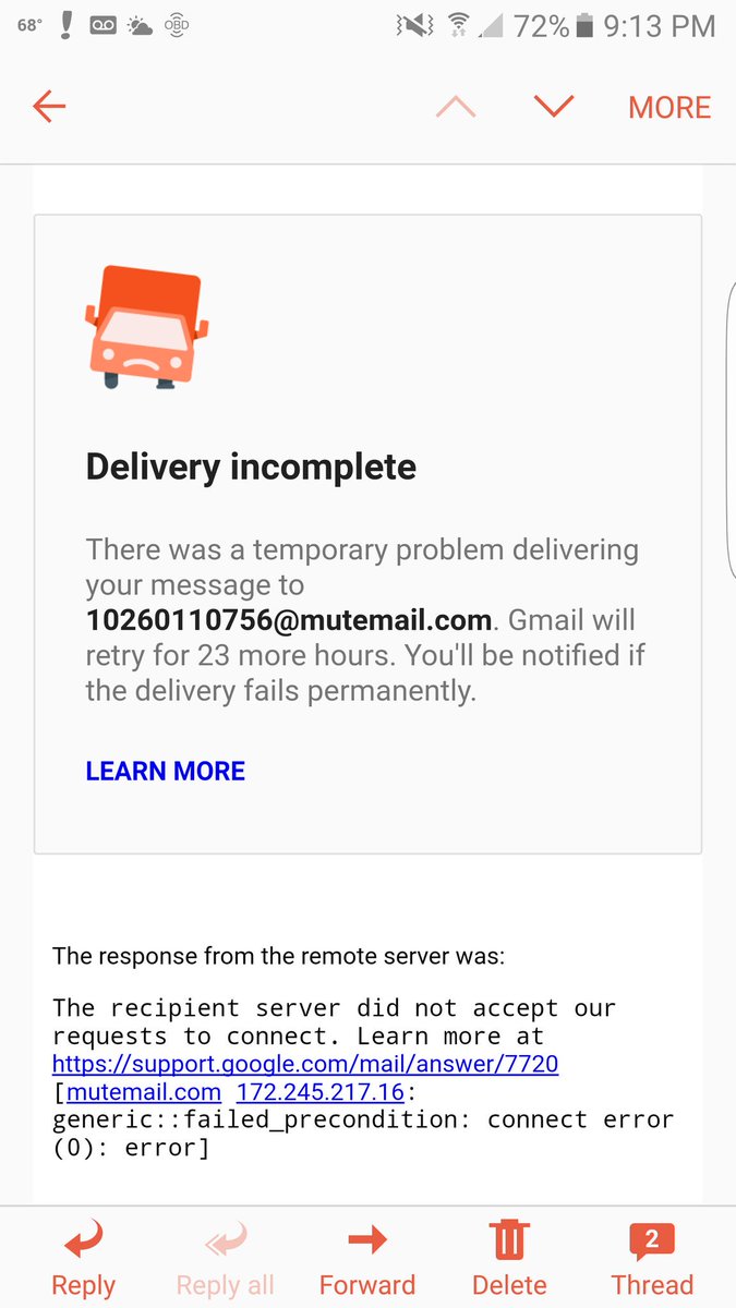 whoooasarus's tweet image. Update on the email, one is not going through so far. :( #OutlastGame
