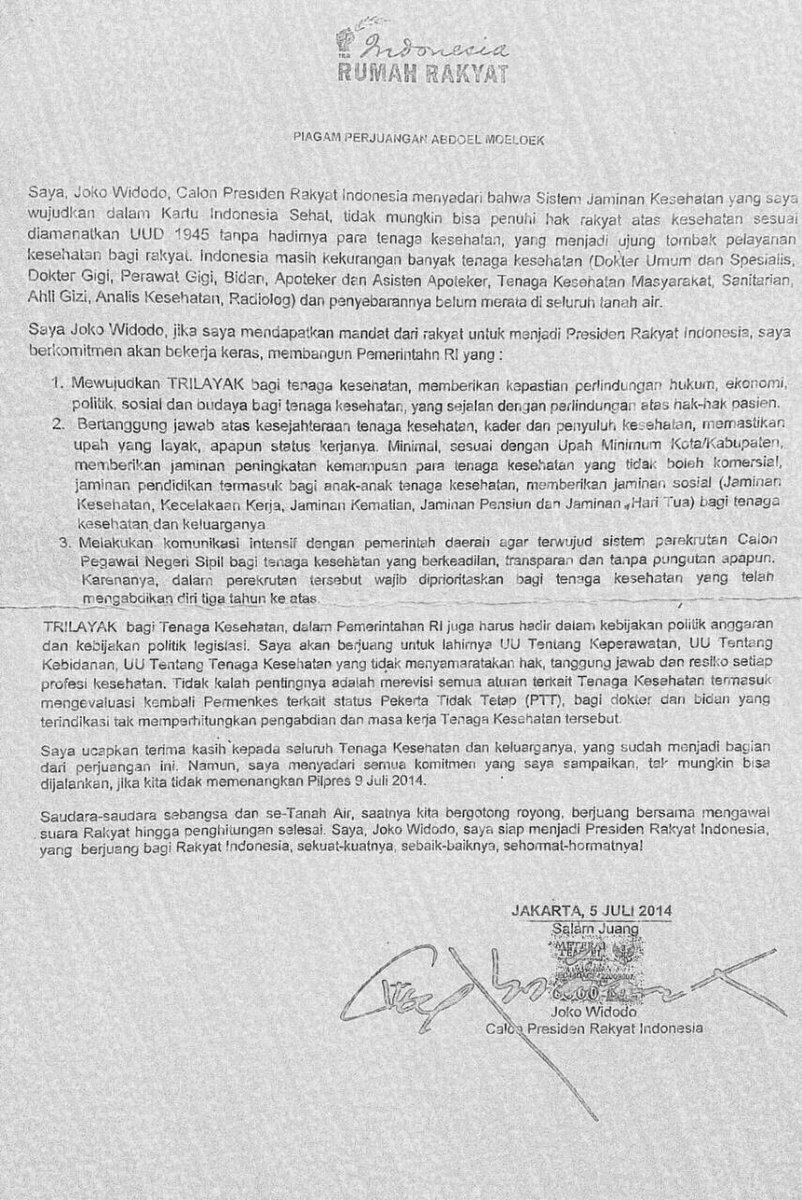 BidanPTTBersatu's tweet photo. Kami yang menginisiasi Piagam Perjuangan ini. Pak @jokowi @KSPgoid jangan bohongi Bidan Desa mu! Kenapa CPNS bidan desa diskriminatif?! https://t.co/15s14orD6s