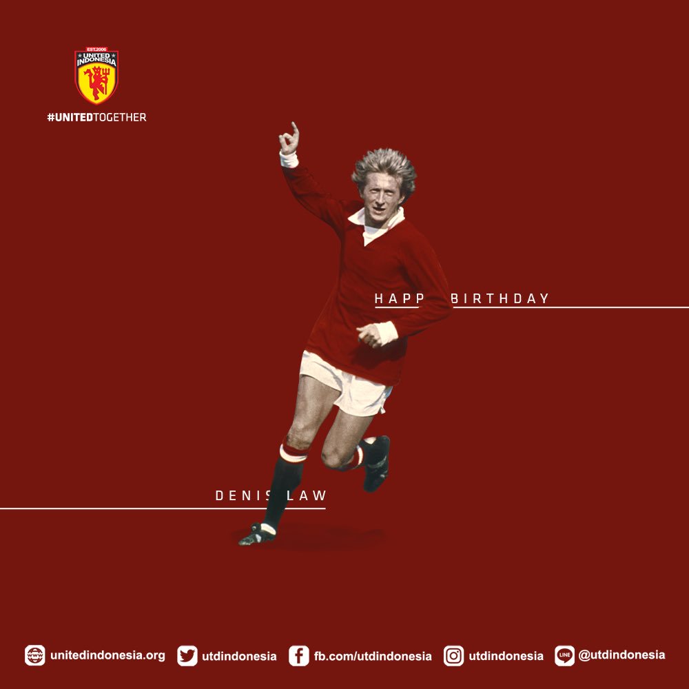 Happy birthday Mr. Denis Law who turns 77 today. 