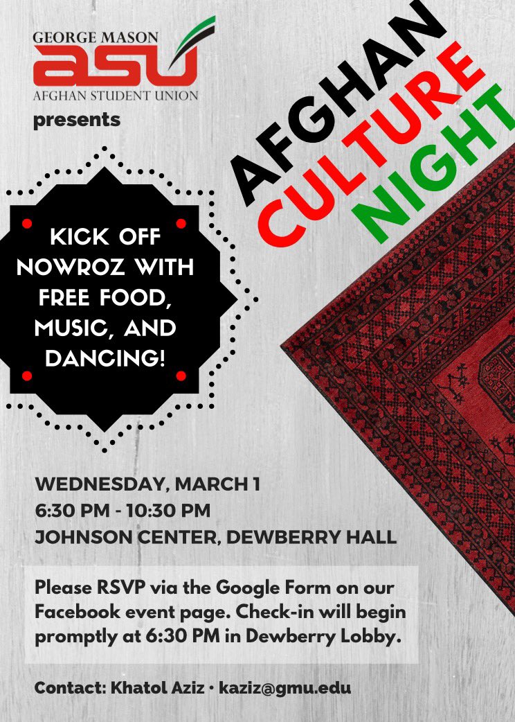 gmu_asu's tweet photo. We're less than one week away from our big event! RSVP here: https://t.co/USgAw60p7x https://t.co/KNoYhSUT09