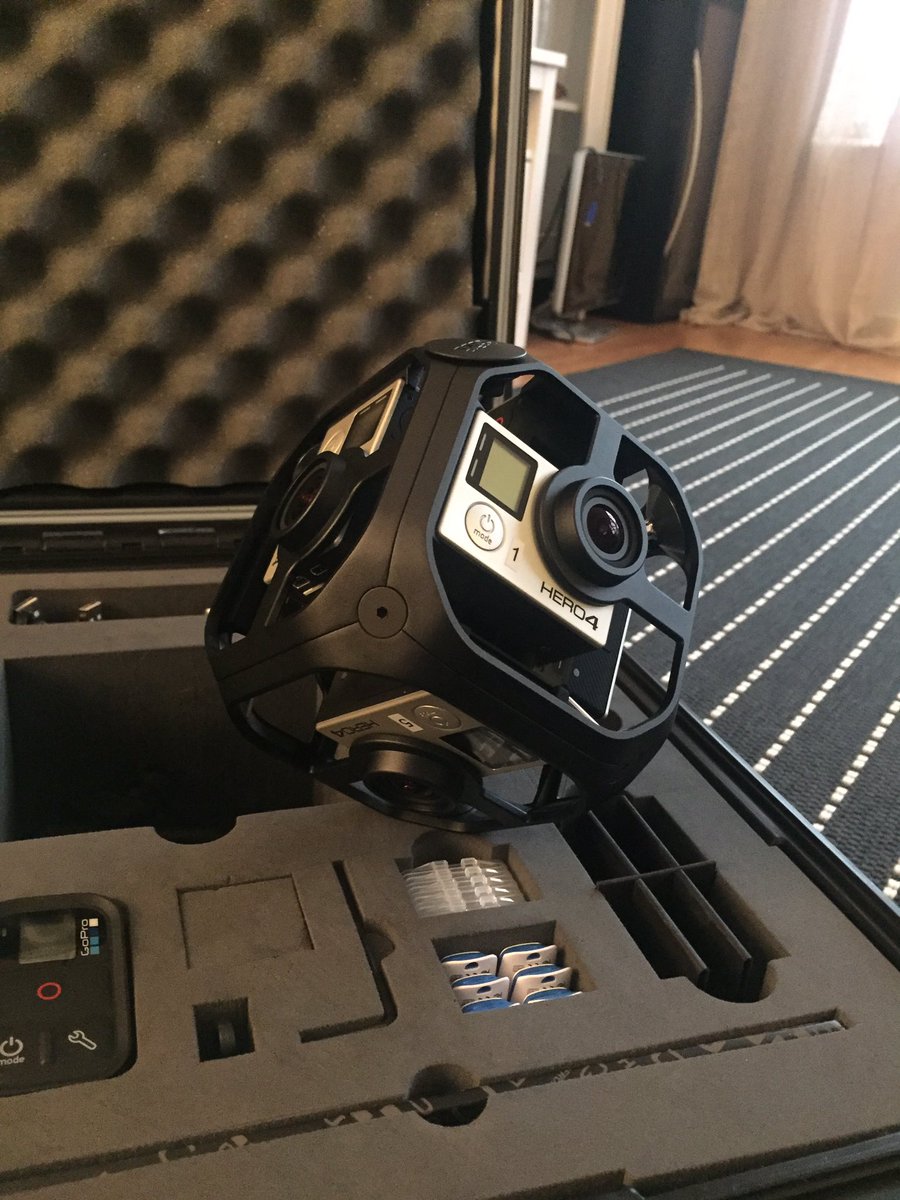 HyraGoPro's tweet image. Vad passar bättre på en fredag än att avslöja nyheten GoPro OMNI?! 😃😃 för priser och mer info, maila info@hyragopro.se