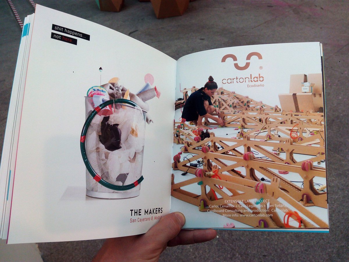 Cartonlab's tweet photo. ¡Nuestra querida #ExtensibleLamp apareció en el #catalogo de @ArtMadridferia ! Si aún no sabes qué es ➡ https://t.co/oVFAOmpkrA  #ArtMadrid https://t.co/uaicqxmjxE