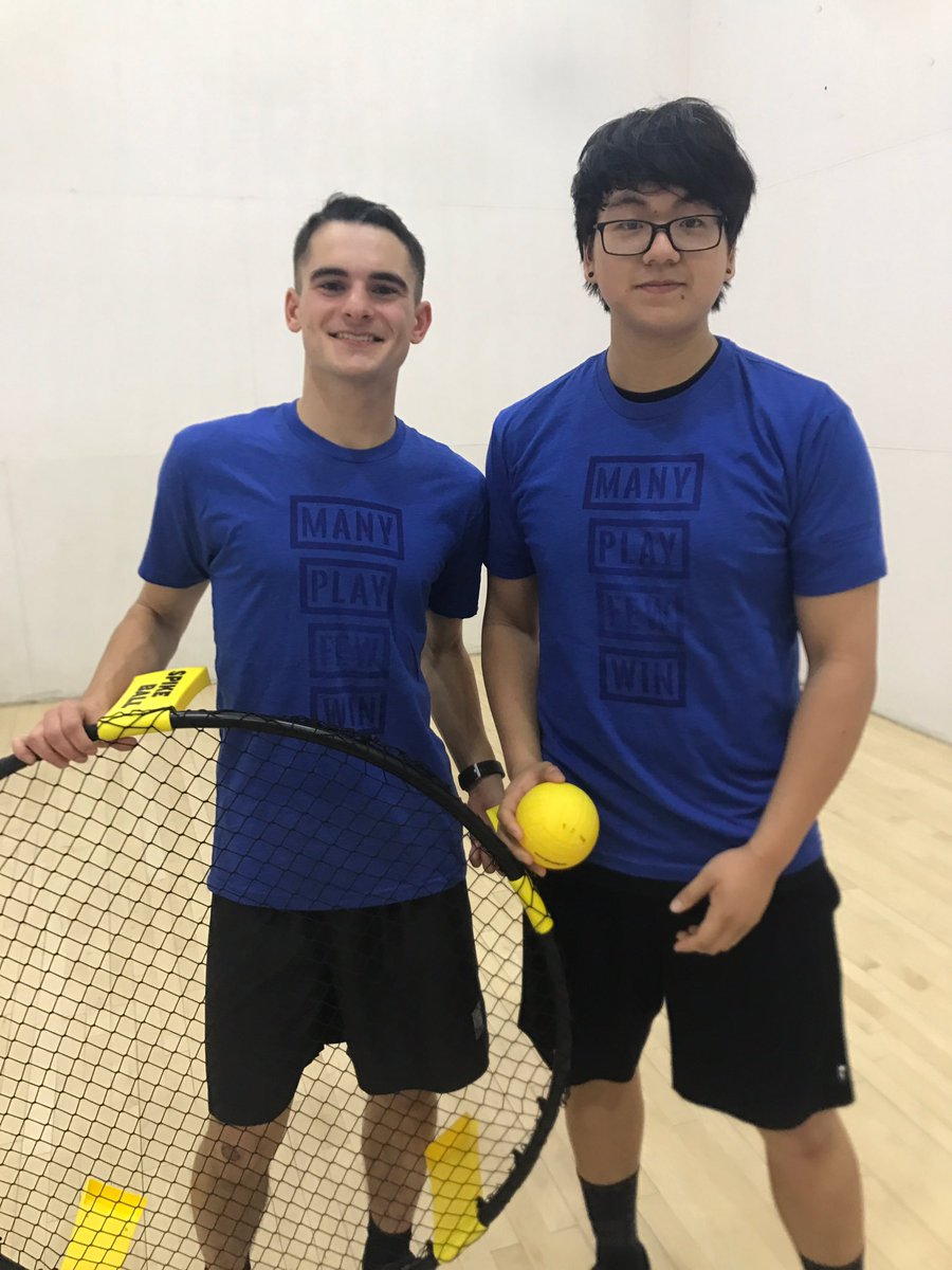 depaulcampusrec's tweet photo. Our spike ball tournament winners from yesterday! #DePaulIMs #DPUBeActive https://t.co/eoY0OF0feE