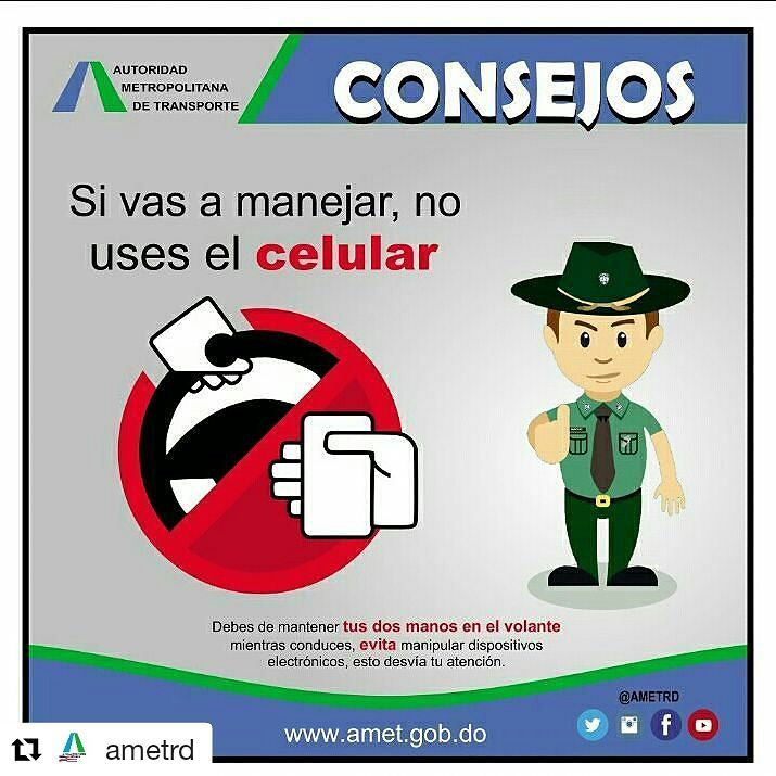 La distracción al conducir es un importante factor de riesgo de muerte y traumatismos por accidentes de tránsito. #AMECaso ¡Evita ser tú!