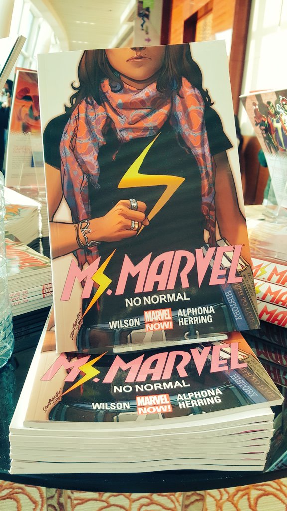 ArtEtVice's tweet photo. More #marvels, come and meet #ms_marvel @ #DubaiLitFest #مهرجان_الآداب_دبي https://t.co/ank0FpOVzV