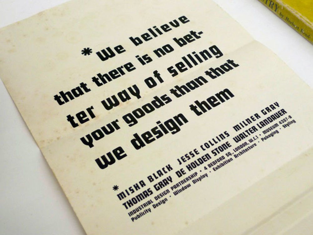 simonkirrane's tweet image. I love #DesignResearchUnit and all they stood for but I&apos;d never seen this manifesto page before – what a great, bold, honest statement.