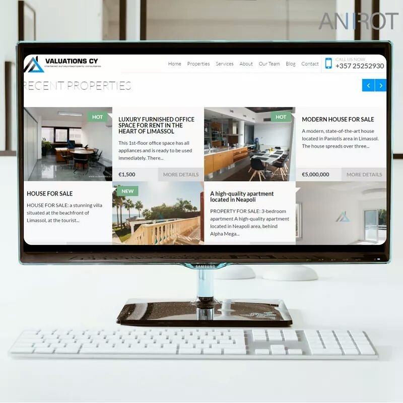 ANIROT_'s tweet photo. New website alert: ValuationsCY
#Anirot design and final delivery of the #website,including the production of all #content
 #DigitalContent https://t.co/7IHlShAFS6