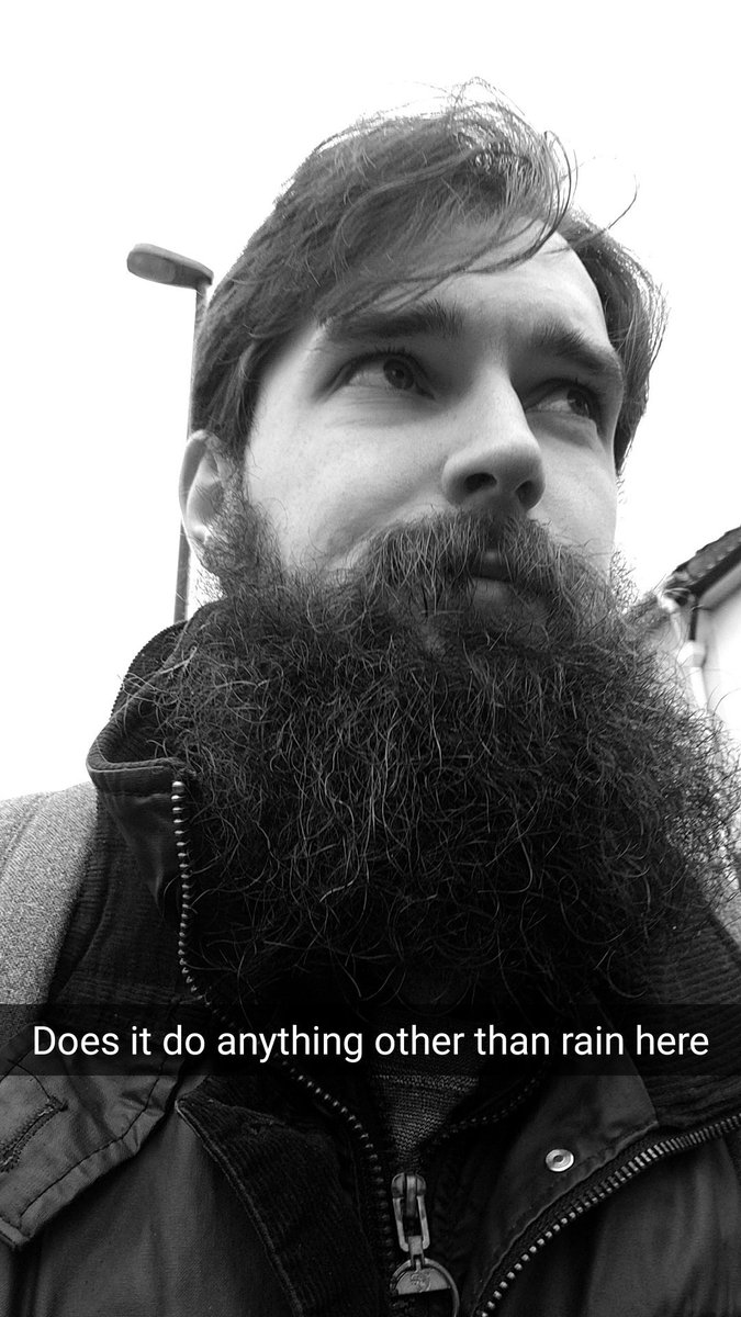 BeardedBenji's tweet photo. Waiting for the bus like... #me #ťhoughtoftheday #beard #beardupdate #beardgang #hair #rain #bristol #uk #tagsfordays https://t.co/JQYeatfrK5