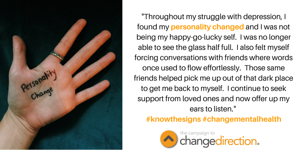 giveanhour's tweet photo. Pledge to know the Five Signs of emotional suffering at https://t.co/XZGlKrDbA8. #changementalhealth https://t.co/1ZkIMAF62R