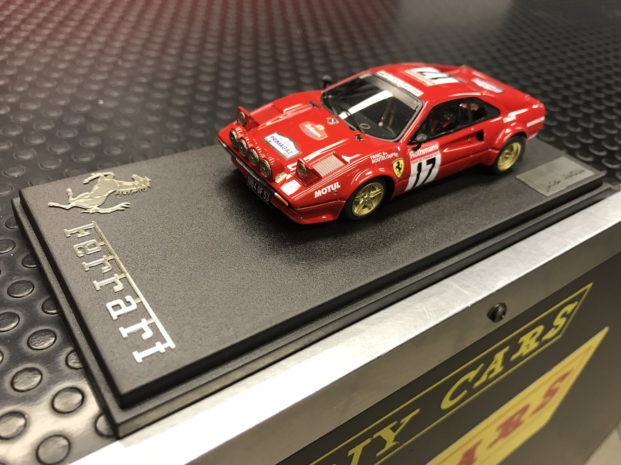 Tiny Cars Milano on Twitter: "Ferrari 308 GTB - Tour de France 1983 - Bouteloup/ Panic montata ...