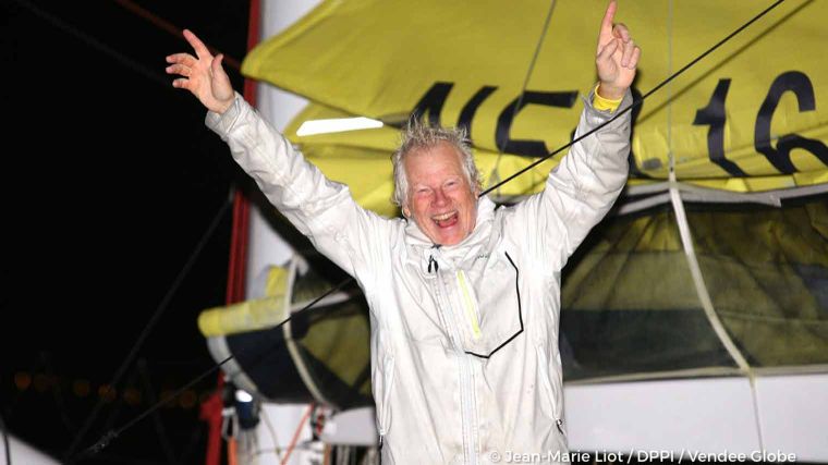 Voor de start schatte Heerema zijn kans om te finishen in op slechts 20 (!) procent. Gefeliciteerd🎊! anwb.nl/water/nieuws/2… #vendeeglobe