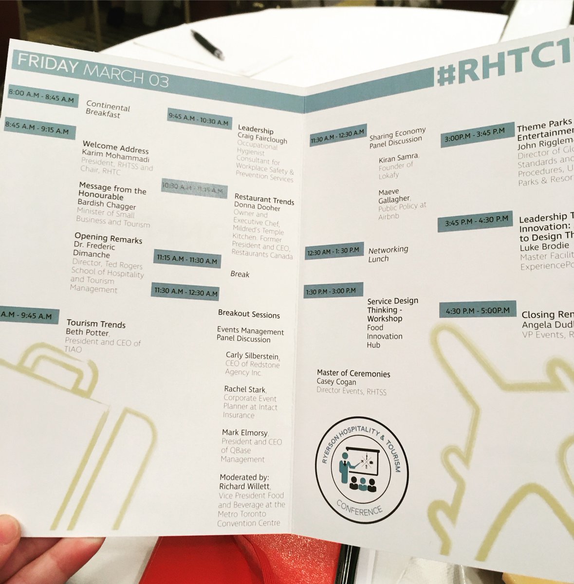 Hoteliermag's tweet photo. We’re at #RHTC17 today - Ryerson Hospitality & Tourism Students’ Society’s first student-focused conference https://t.co/iTlEfBcLKA
