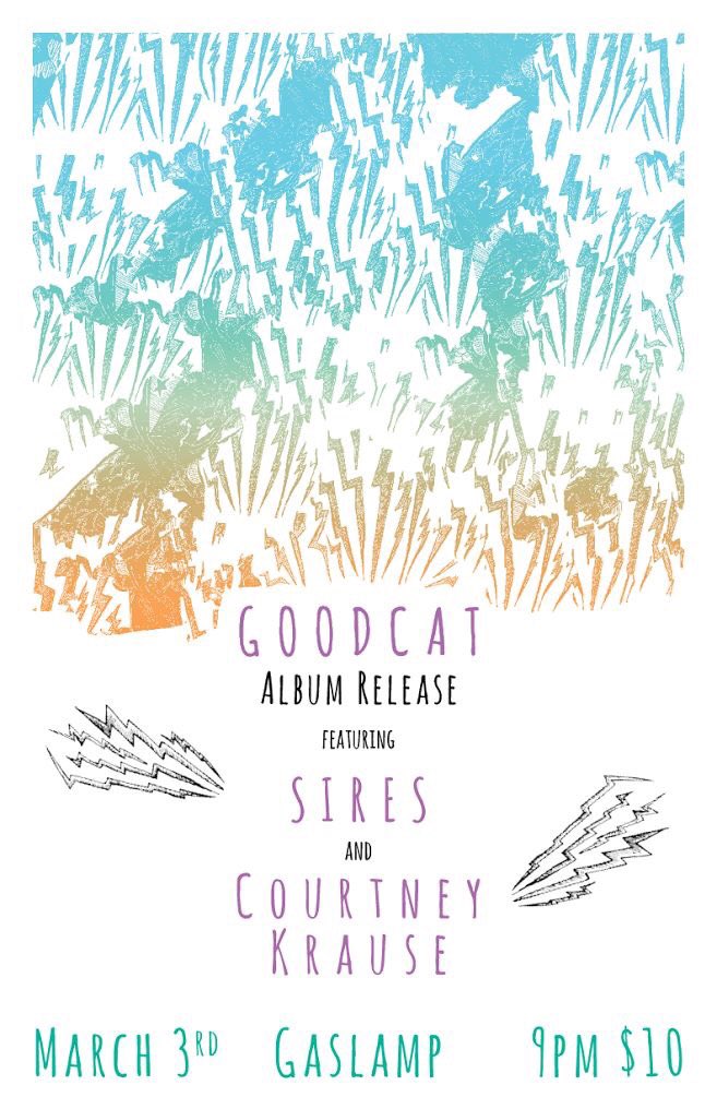 <a href="/GoodcaTdsm/">GoodcaT</a> album release is upon us w/ <a href="/SIRESband/">SIRES</a> @quortney_elle <a href="/midwestshows/">Bands & Artists</a> <a href="/catchdesmoines/">Catch Des Moines</a> <a href="/dsmshows/">DSM Shows</a> <a href="/HipDesMoines/">Hip Des Moines</a> <a href="/515MUSICscene/">iowa entertainment</a> #iowa