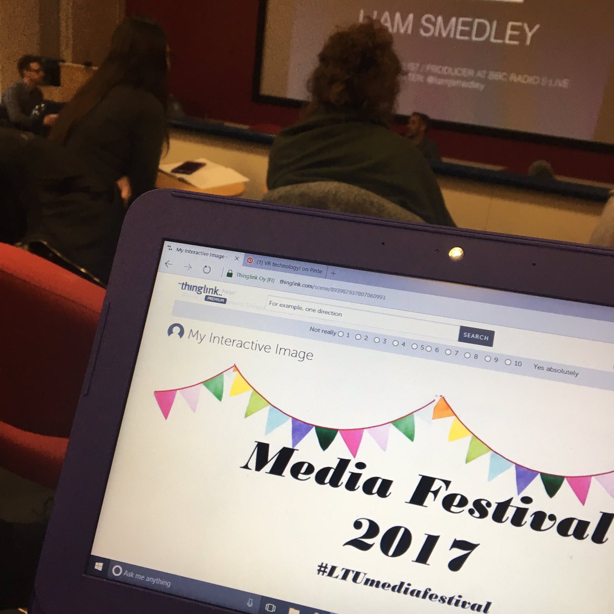 Final session this week for media fest #LTUMediaFest #LnM