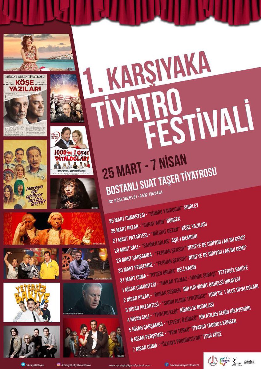 SanartYapOrg's tweet photo. '1.Karşıyaka Tiyatro Festivali' Sevgili İzmirliler'le iki hafta boyunca buluşmaya hazırlanıyoruz.Alkışı seyircisi bol olsun🙏🏻👏🏻 https://t.co/XZdUmdR2NY