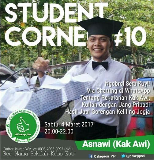 Siapa yang mau cari inspirasi dari Kak Awi monggo 0896-2906-8093