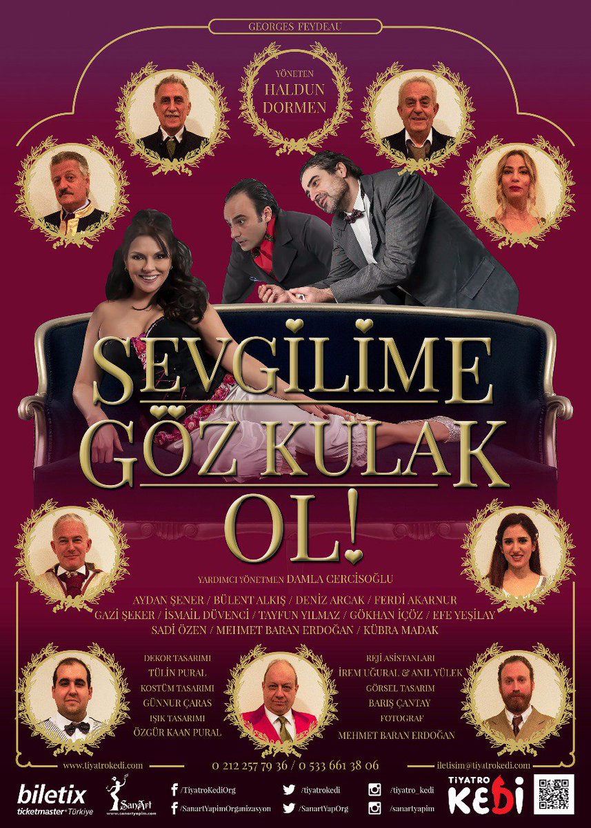 SanartYapOrg's tweet photo. #SevgilimeGözKulakOl Yeni Oyunumuz  3 Mart ve  23 mart perşembe 20.30   Trump Kültür ve Gösteri Merkezi Biletler: Trump Gişe ve Biletix'te.. https://t.co/A4YR8W0PD5