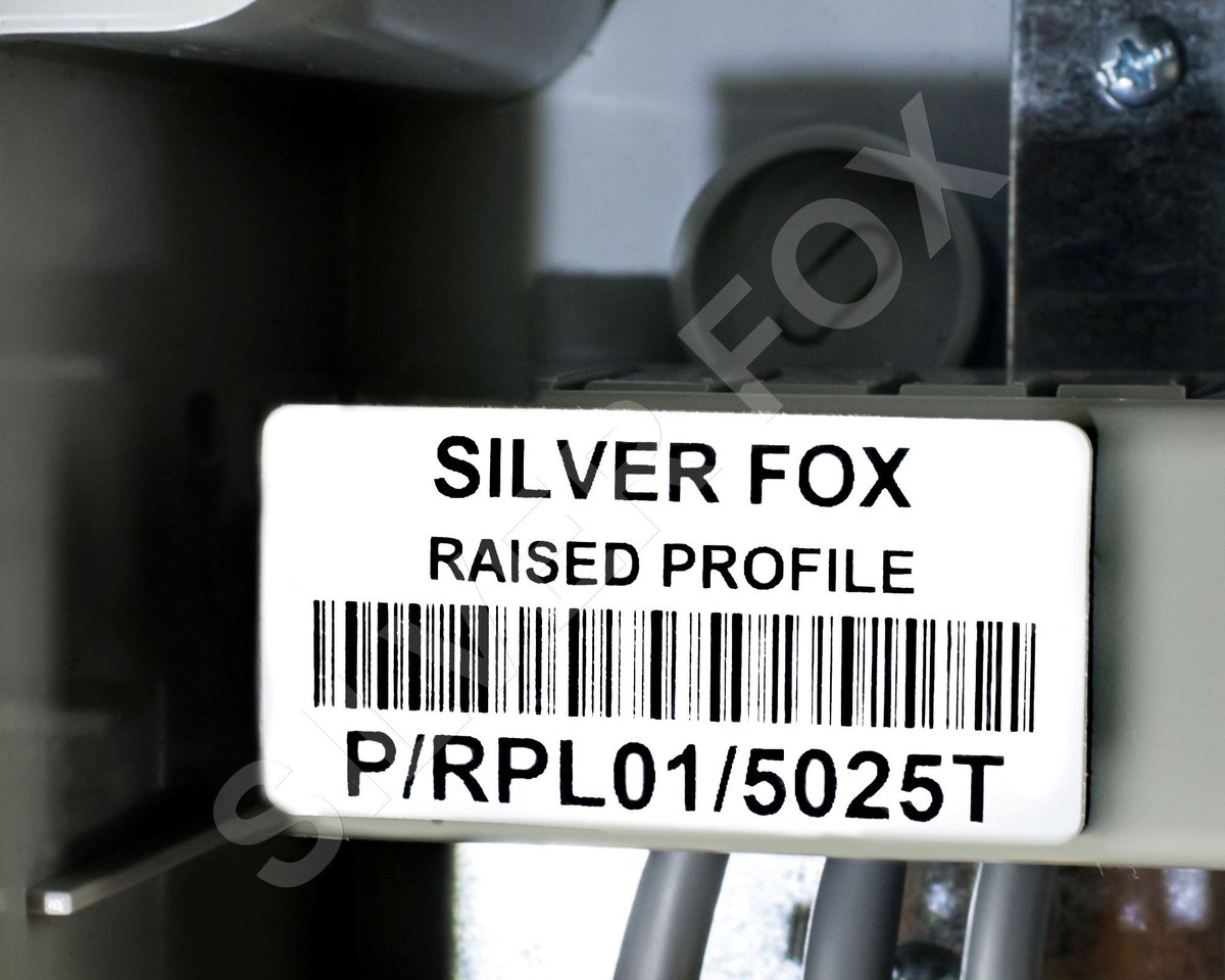 SilverFox's tweet photo. Silver Fox Unveil Raised Profile Labels at Middle East Rail 2017 https://t.co/znVvdzHQEM #HassleFreeLabelling #EquipmentLabelling #merail https://t.co/KD4dD4ZuBU