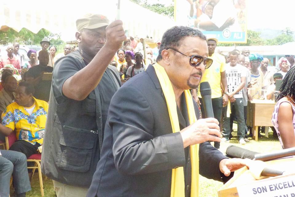 MouvancePing's tweet photo. "Président Jean Ping à Mitzic vous êtes chez vous"... l'accueil dans le grand Nord a été très chaleureux. #Gabon https://t.co/JSXzb3meyI