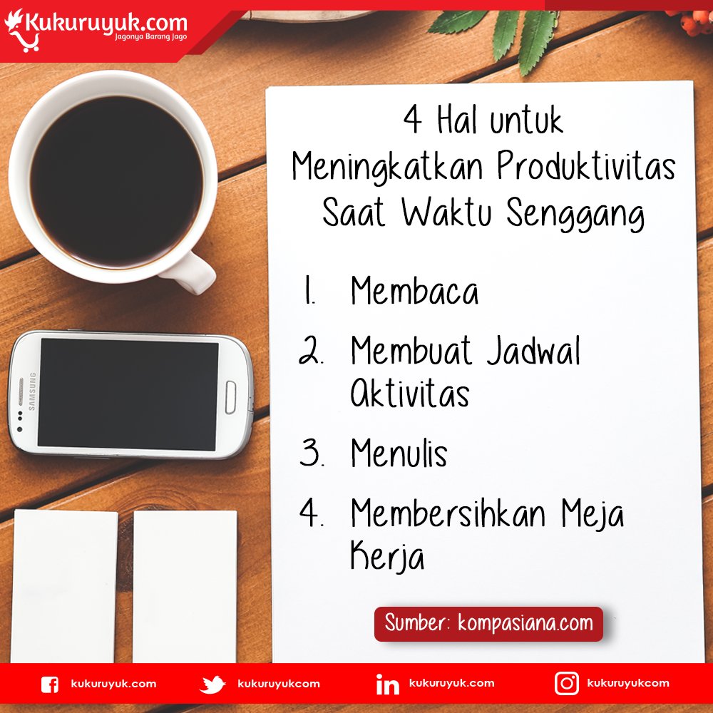 KukuruyukCom's tweet photo. (1/3) Kuku Mania, hal apa sih yang biasanya kamu lakukan di waktu senggang saat berada di tempat kerja? #TipsKuku https://t.co/zwXV1RDRl3