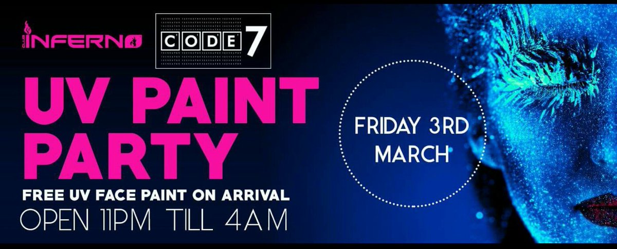 Code7projects's tweet image. Tonight .... send ur name ove for tonights FRee EnTry CODE. Email code7projects@hotmail.com