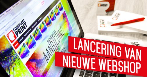 <a href="/Compleetprint/">Compleetprint.nl</a> is online met een nieuwe webshop. Voor zakelijk en particulier druk- en printwerk. #drukwerk #canvas #printophout #korting