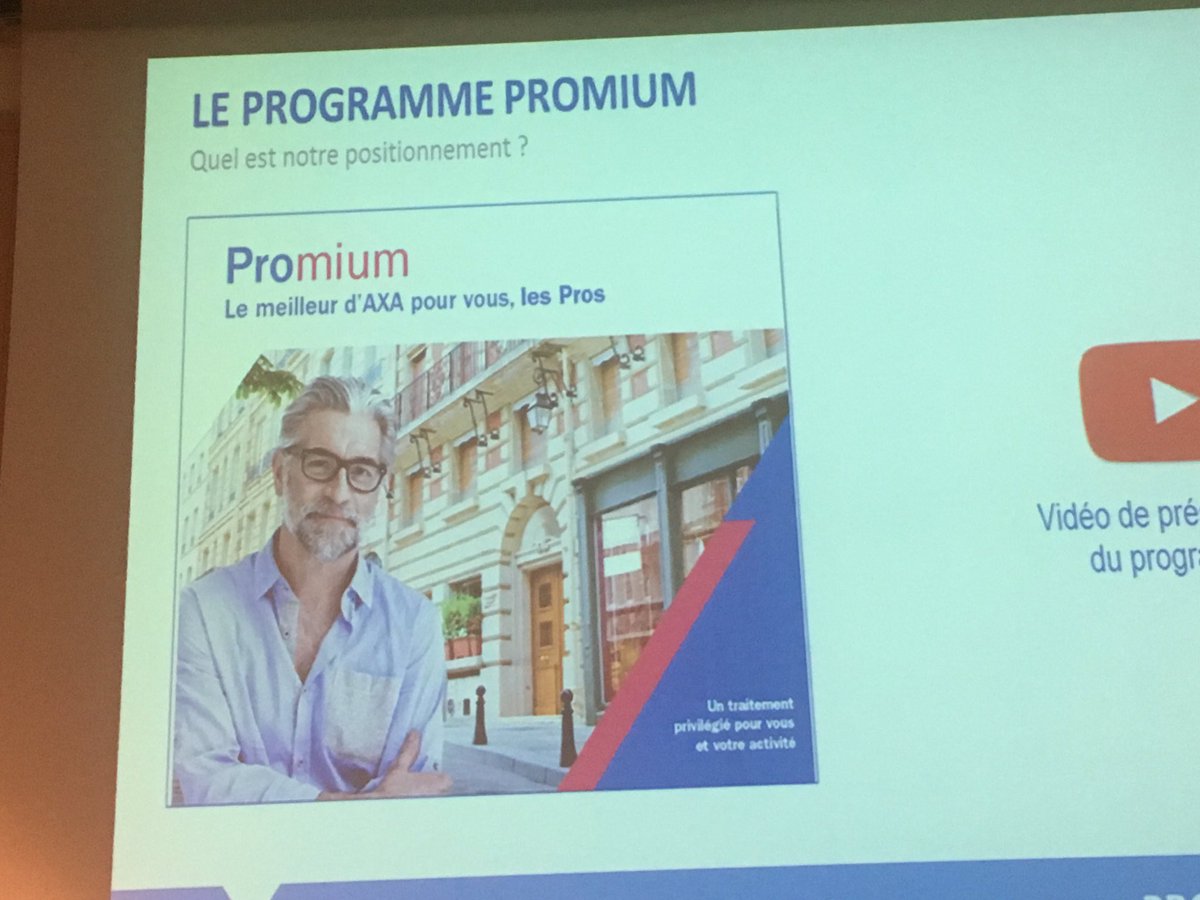 lancement du programme #promium, témoignage de 2 agents du #ClubDiamant #AXAOuest : Pascal Falempin et Antoine Body