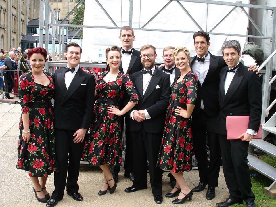 BevinBoys's tweet photo. Looking forward to some #1940s #swing with @TheThreeBelles this weekend #balratmort @KursaalOostende https://t.co/DrfUAMa0lQ