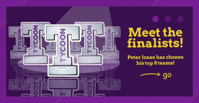 TycoonInSchools's tweet photo. Only 3 DAYS TO GO until @dragonjones crowns the winner of #TIS2016! Check out our amazing finalists https://t.co/MacUxAJDge 👑🙃🎉🙌 #tooexcited https://t.co/kaFJ07ZO2s