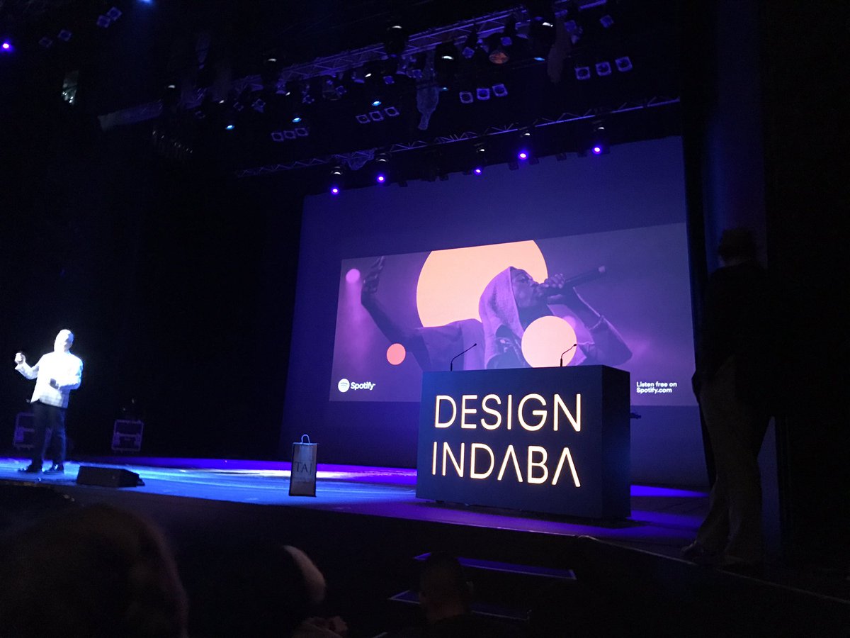 ChrisRawlinson's tweet image. "Music does two things, it either amplifies, or changes the way you feel" - @briancollins1 #DesignIndaba