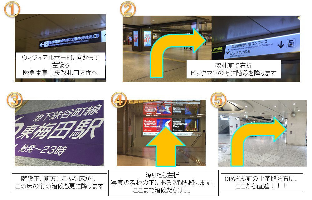 Namco梅田店 地下大好きマンなので地下道をついついご紹介してしまいましたが もちろん地上からも行けます ビッグマン方面に階段を降りたらそのまま次の階段を横に避けて直進 動く歩道も超えて阪急百貨店さんの横を通って エスカレーター群の手前で Namco梅田店 地下大好きマンなので地下道をついついご紹介してしまいましたが もちろん地上からも行けます ビッグマン方面に階段を降りたらそのまま次の階段を横に避けて直進 動く歩道も超えて阪急百貨店さんの横を通って エスカレーター群の手前で
