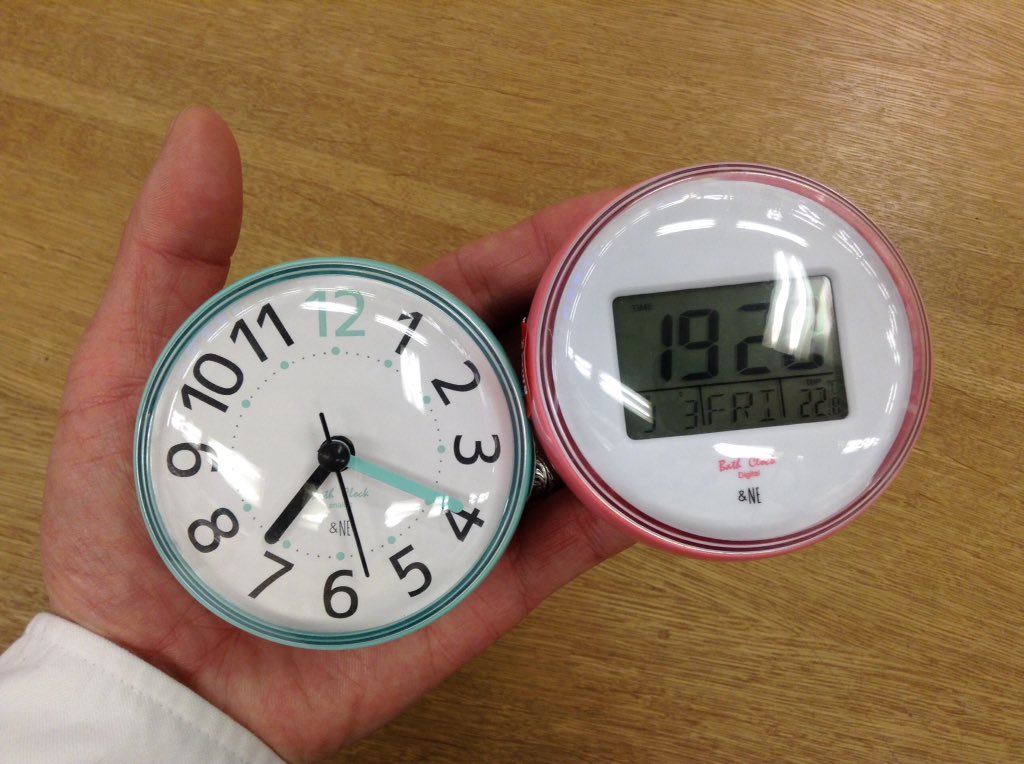 東急ハンズ渋谷店 Twitterissa ゆっくりバスタイム でも時間も気になる そんな時は お風呂にも時計 を置いちゃいましょう コンパクトで吸盤つきだから鏡やタイルに付けるだけ アナログタイプとデジタルタイプ お風呂の入り過ぎ防止にもなりますね バスクロック