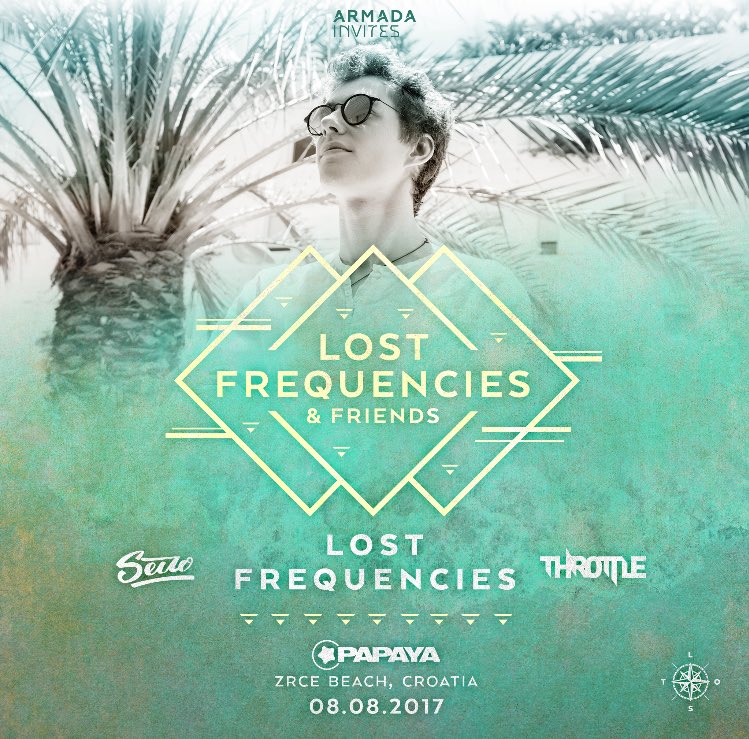 An event we're very much looking forward to - <a href="/LFrequencies/">Lost Frequencies</a>, <a href="/throttle/">throttle</a> &amp; <a href="/seizo_official/">Seizo</a> hosted by <a href="/Armada/">Armada Music</a> August 8th at Papaya club 🌴🙌🏼💙