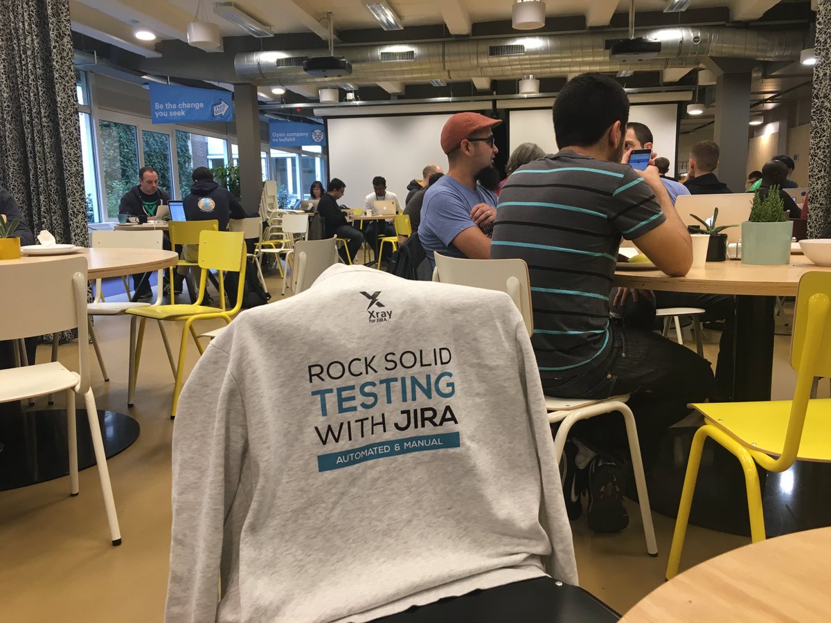 XrayApp's tweet image. Good morning #Amsterdam! We're working 2gether w #Atlassian developers &amp;amp; marketers in the #ConnectWeek '17. Great Friday! @lpedrogoncalves