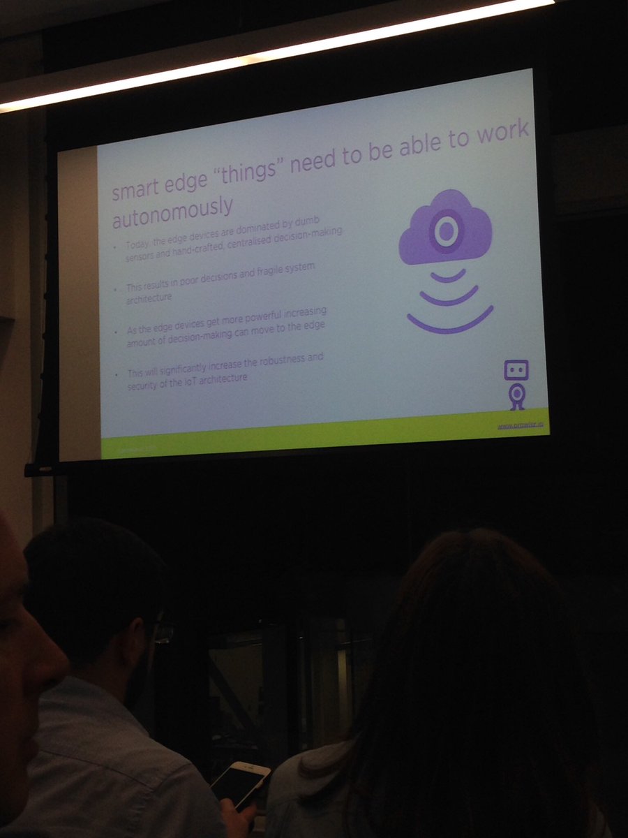 aymbridge's tweet photo. Huge need for autonomous AI at the edge // @prowler_io #LondonAI7 https://t.co/3V6qdMKiCY