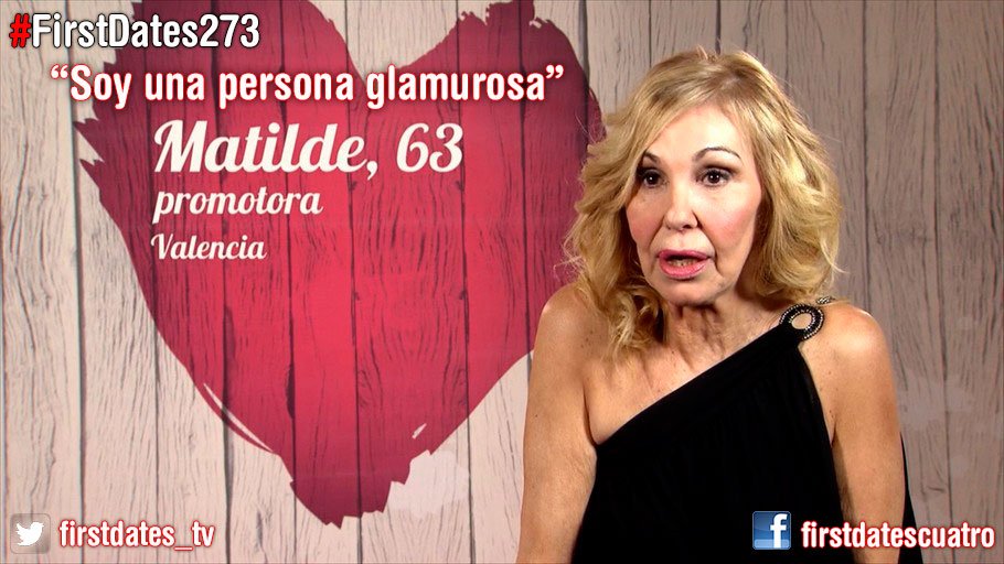 firstdates_tv's tweet photo. No todos pueden presumir de parecerse a Carmen Lomana #FirstDates273 https://t.co/VxZVmt9sHJ https://t.co/fqGJ3uOaiz