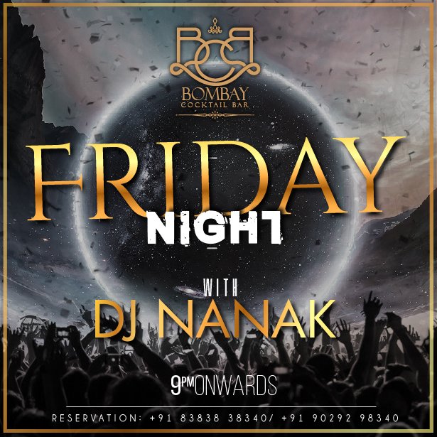 BCBMumbai's tweet photo. DJ Nanak’s in the house tonight!
He’s got a whole set planned to make you forget the week gone by and just dance in the moment. https://t.co/DV6ZHBR6aG