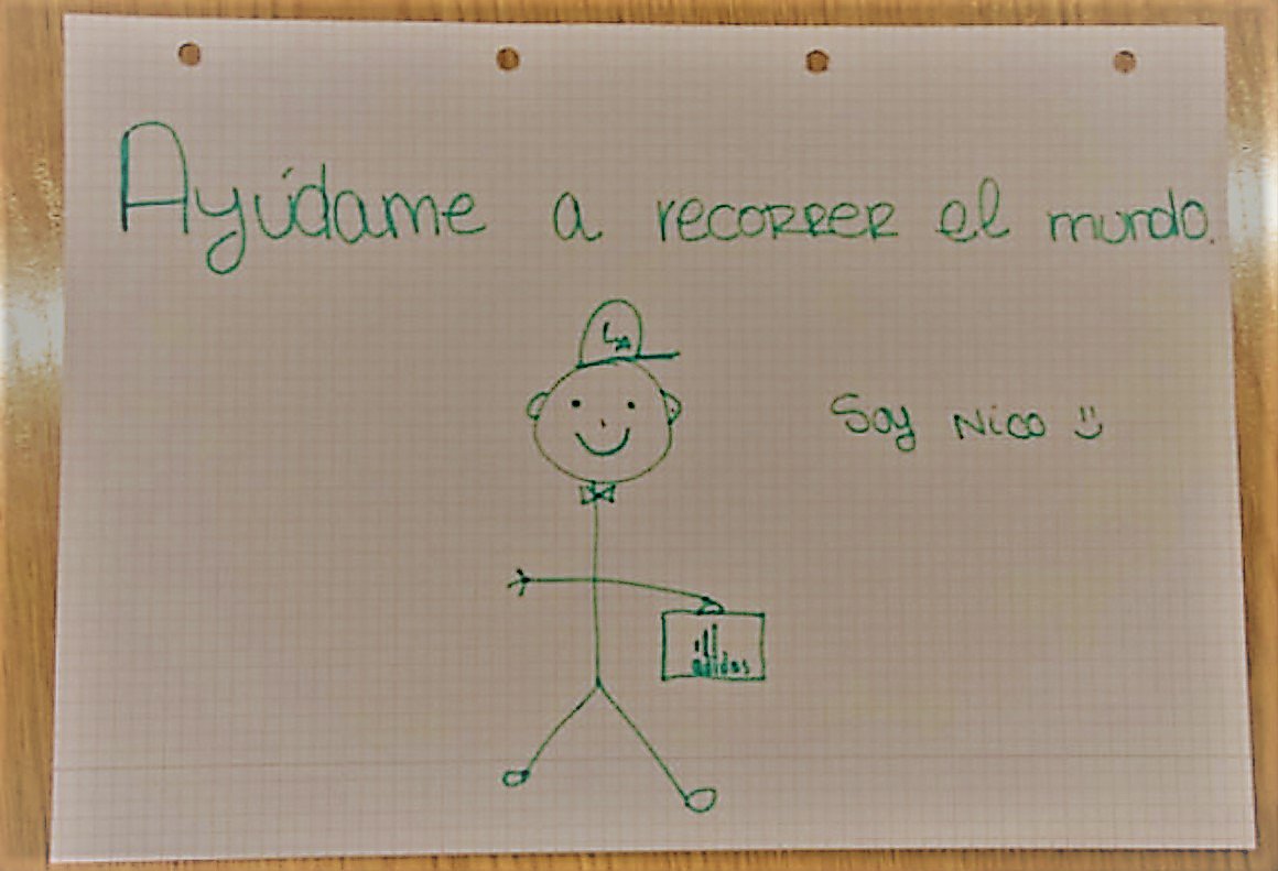 Educasystem's tweet image. ¿Has visto lo lejos que ha llegado #Nico?  #HazloPorNico