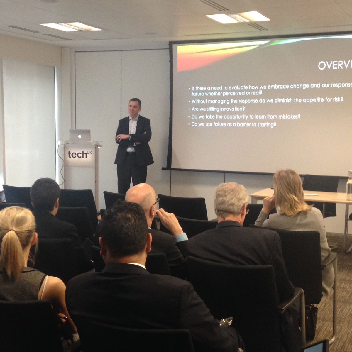 CAUKI's tweet photo. Steve Orman tells #CANHS: "#Technology shouldn't be a barrier to change" @techUK #digitaltransformation https://t.co/VXQIyr1fDs