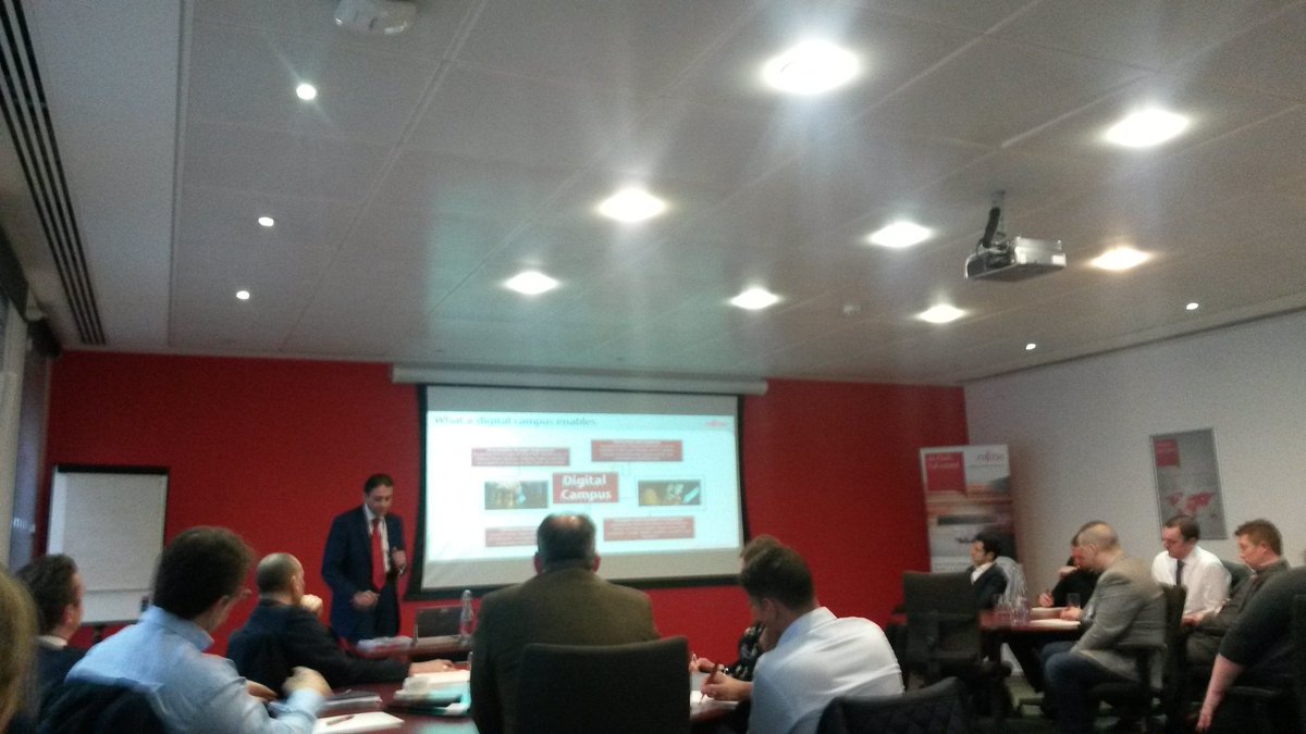 AshMerchant1's tweet photo. Great to talk to our partners today about Higher Education @fujitsu_uk SSSNA framework launch #SSSNA #highered https://t.co/Z1ZAeqyqvG