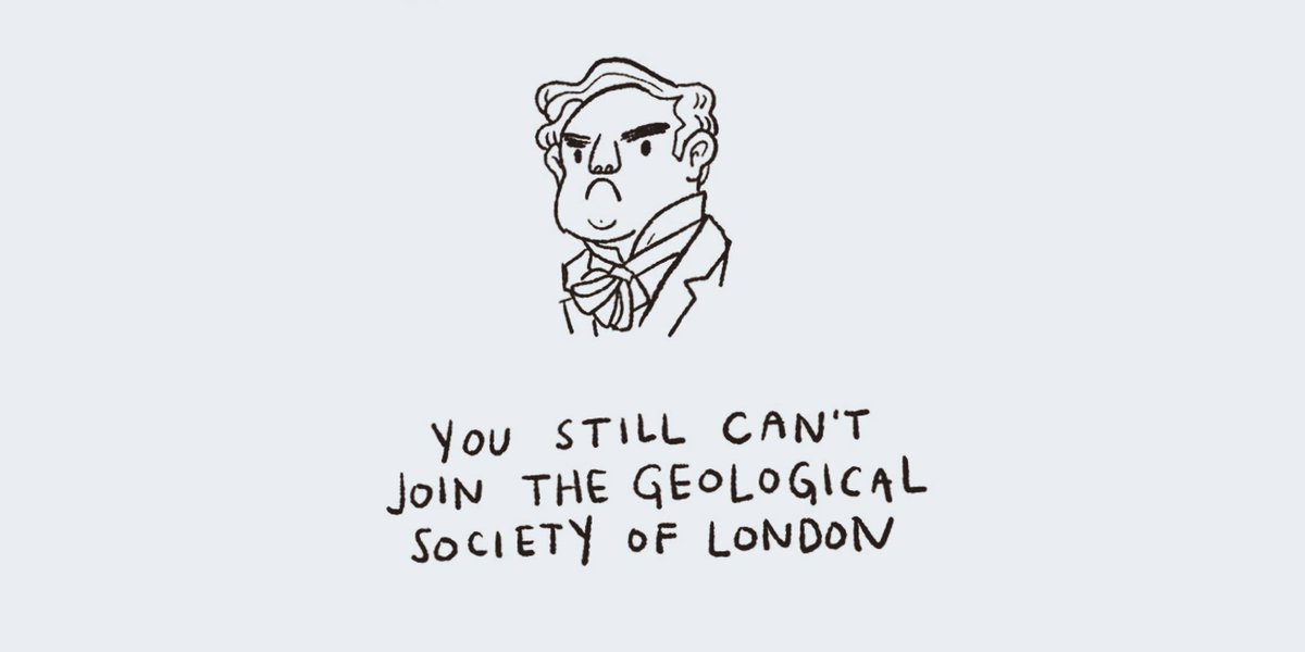 Mary Anning, fossil hunter whose work was key in forming our knowledge of the prehistoric world #womenshistorymonth <a href="/beatonna/">Kate Beaton</a>