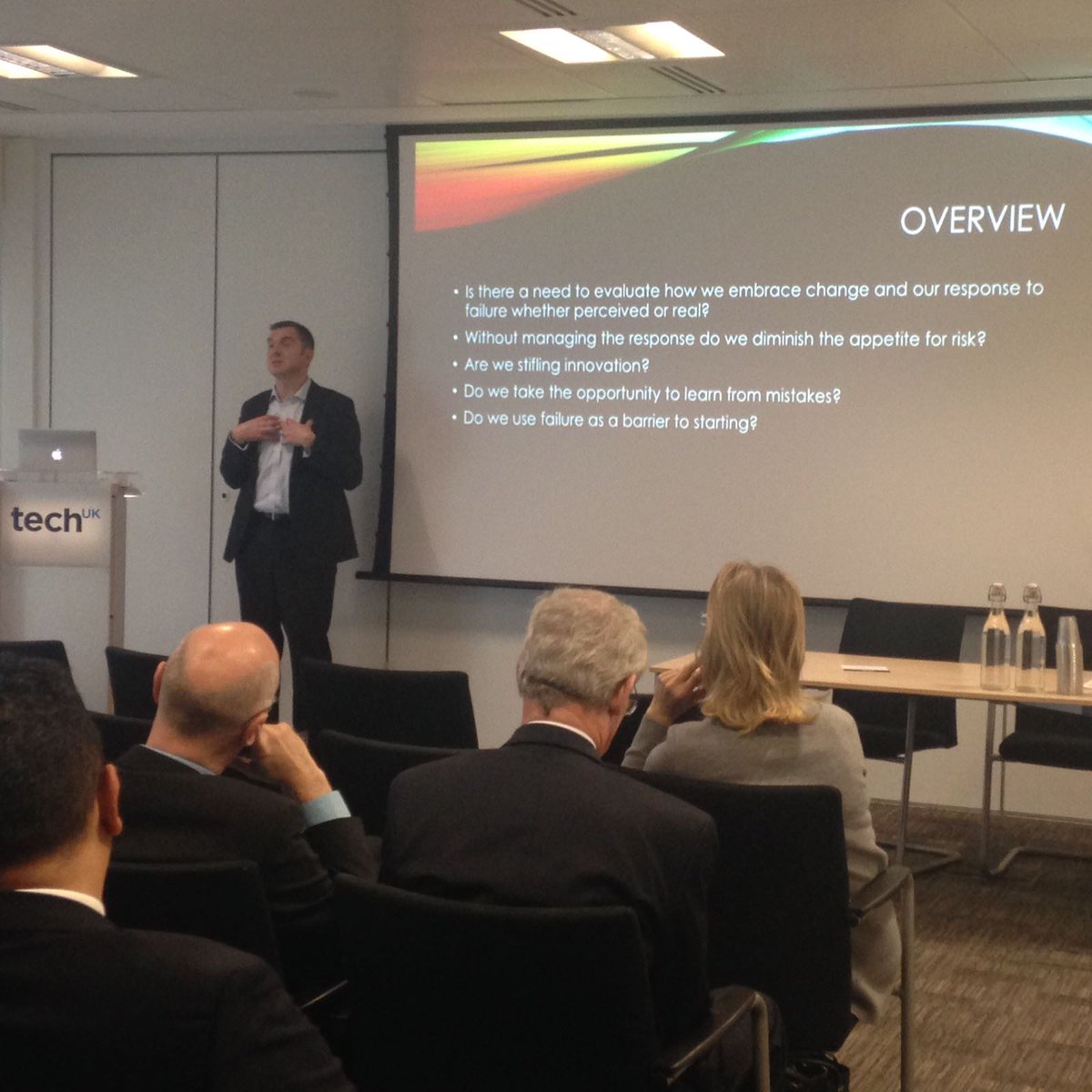 CAUKI's tweet photo. "Manage #change, then manage it some more" – some wise words on #digitaltransformation for the #CANHS attendees from Steve Orman @techUK https://t.co/jxuhRVMbI9
