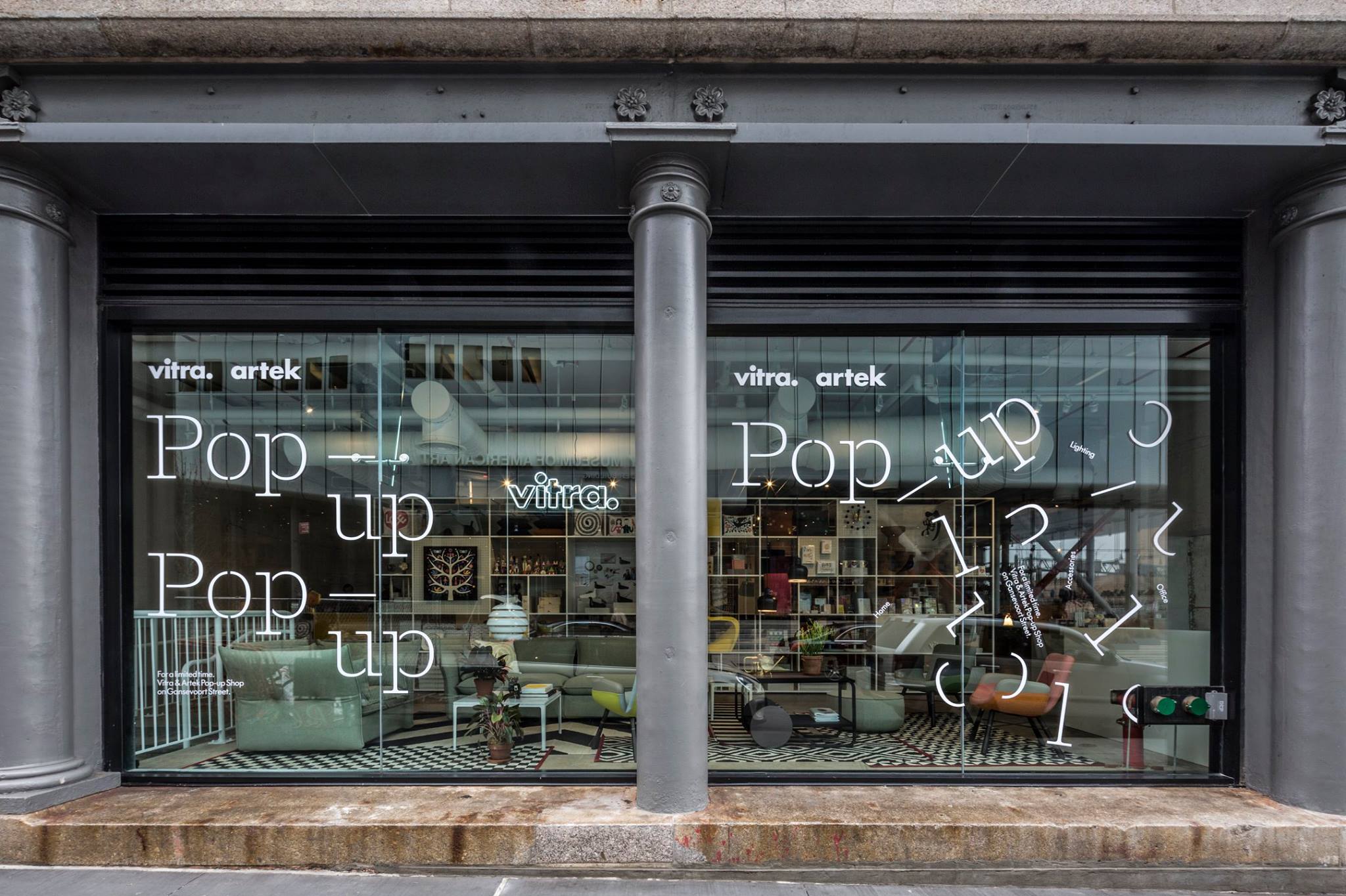 Artek shop. Pop up shop. Фотографии магазина Vitra circle в Лондоне. My shop store