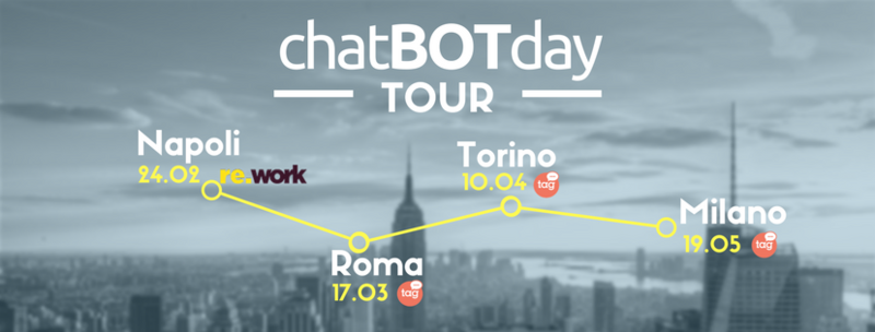 M4youorg's tweet photo. CHATBOTDAY MILANO via @adhipster https://t.co/BGWNiFPLhL https://t.co/40lYraYRGf